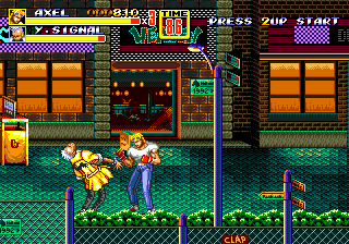 Скриншот игры Streets of Rage 2